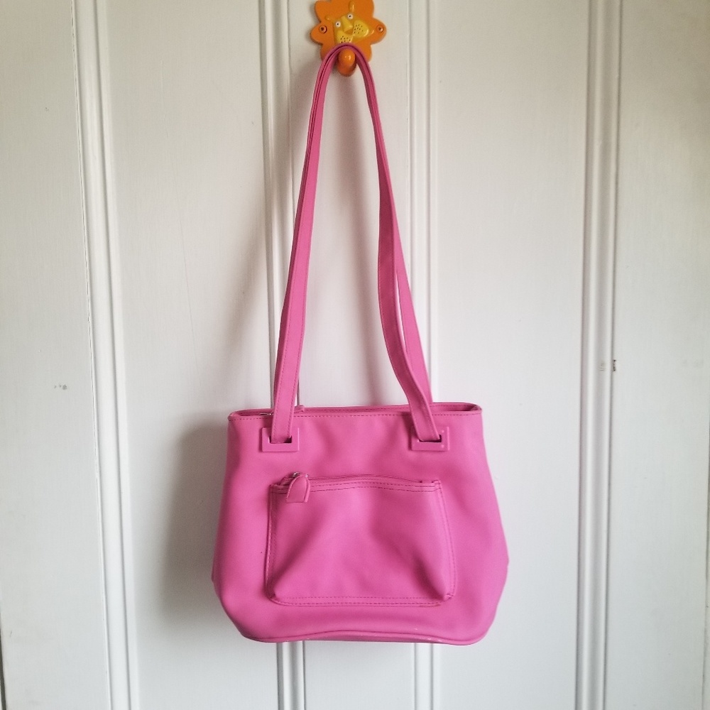 Pink shoulder bag